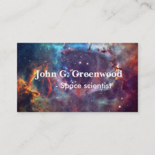 Astronomie- und Weltraumwissenschafts-Experte Visitenkarte
