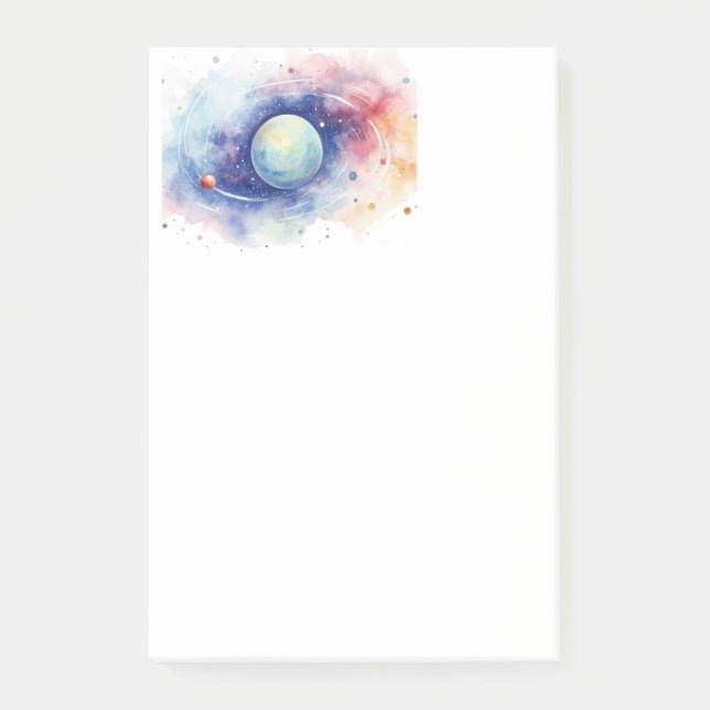 Astronomie Universum Nebel. Post-it Klebezettel (Vorderseite)
