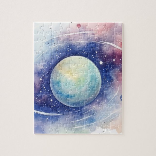 Astronomie Universum Nebel. Puzzle (Vertikal)