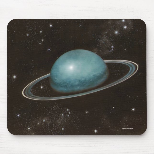 Astronomie Uranus Planetenbild Mousepad (Vorne)
