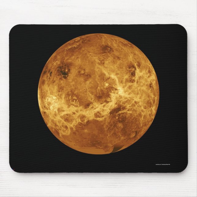 Astronomie Venus Planetenbild Mousepad (Vorne)