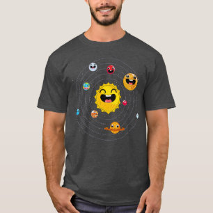 Astronomie Weltraumwissenschaft Sonnensystem Niedl T-Shirt