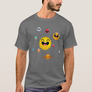 Astronomie Weltraumwissenschaft Sonnensystem Niedl T-Shirt