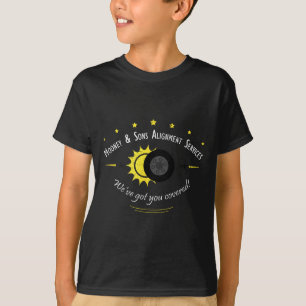 Astronomie-Wissenschaft-Fans Sonnenfinsternis Kuns T-Shirt