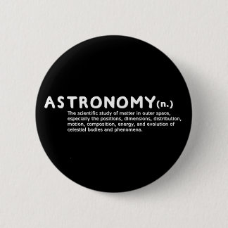 Astronomiedefinitionsknopf Button