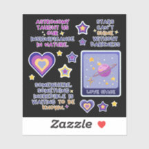 Astronomisch blau lila und gelb