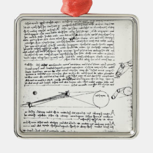 Astronomische Diagramme Silbernes Ornament