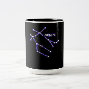 Astronomische Konstellation - Astrologie Zodiac Ge Zweifarbige Tasse