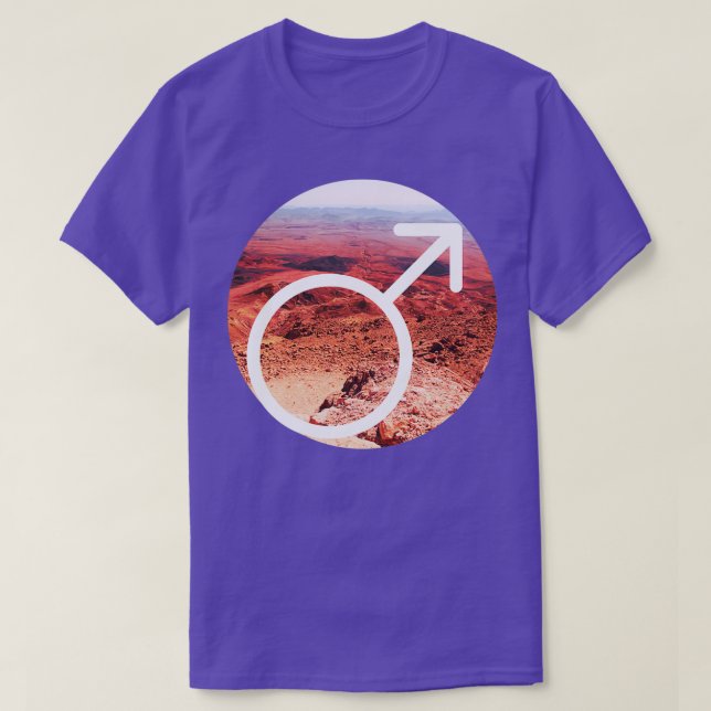 Astronomische Mars T-Shirt (Design vorne)