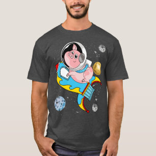 Astronomische Planeten Galaxy Astronaut Farm Anima T-Shirt