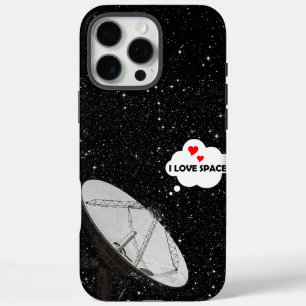 Astronomische Themenwelten mit Satellitendiskussio iPhone 16 Pro Max Hülle