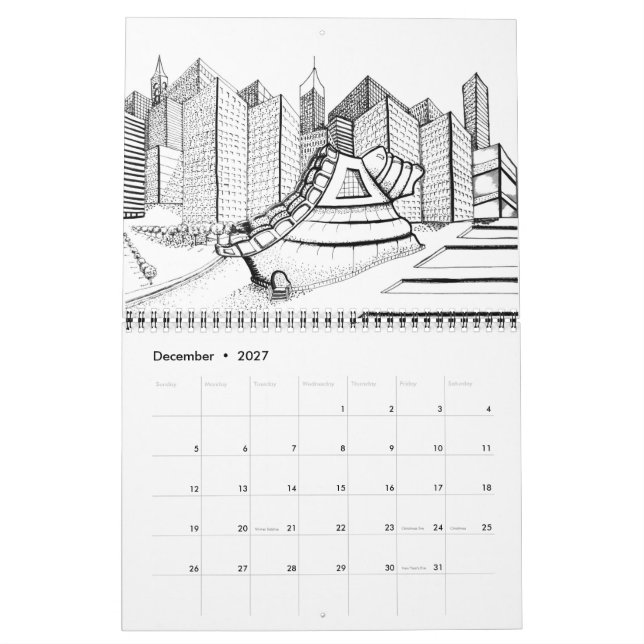 astronomische Träume Kalender (Dez 2027)