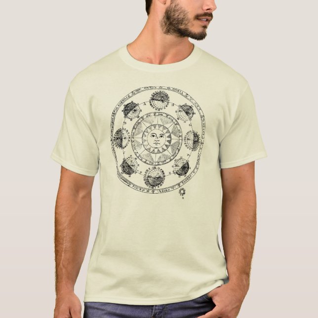 Astronomische Übersicht der Renaissance - Sonne un T-Shirt (Vorderseite)