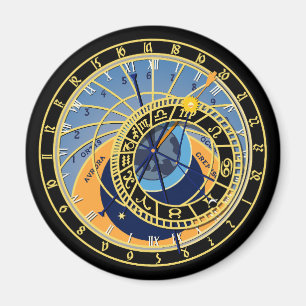 Astronomische Uhr Astrologie Sternenkonstellation Magnet