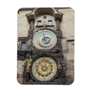 Astronomische Uhr im Prag-Andenken-Foto Magnet