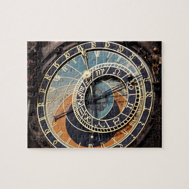Astronomische Uhr im Puzzle Praque Jigsaw (Horizontal)