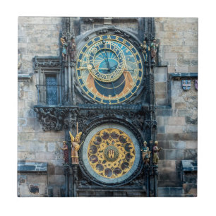 Astronomische Uhr in Prag Fliese