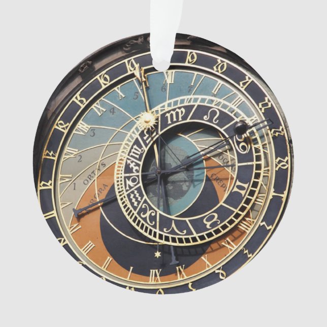 Astronomische Uhr in Prag Ornament (Vorderseite)
