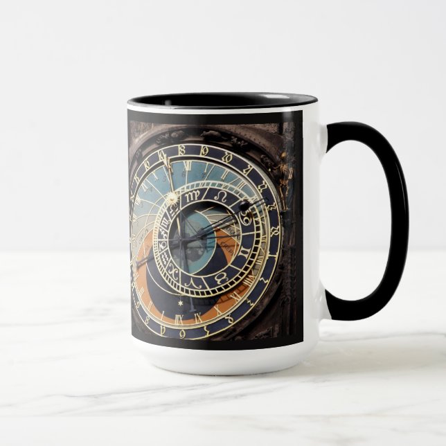 Astronomische Uhr in Praque Tasse (Rechts)