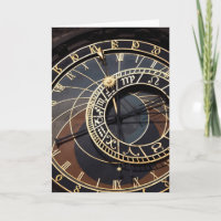 Astronomische Uhr-Karte