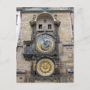 Astronomische Uhr oder Prag Orloj Postkarte