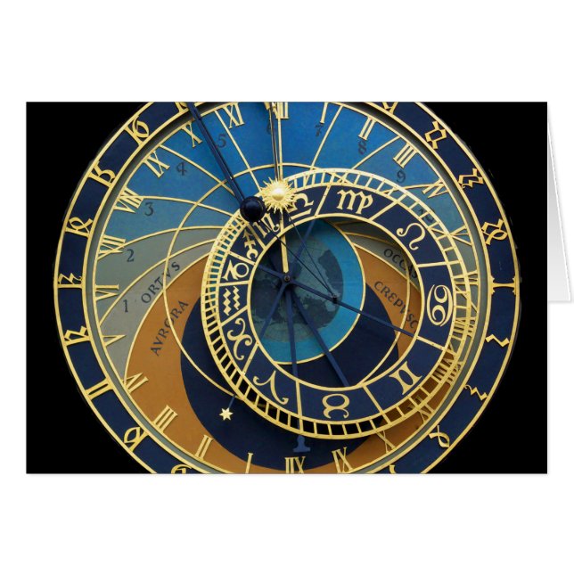 Astronomische Uhr - Prag Orloj (Vorderseite (Horizontal))
