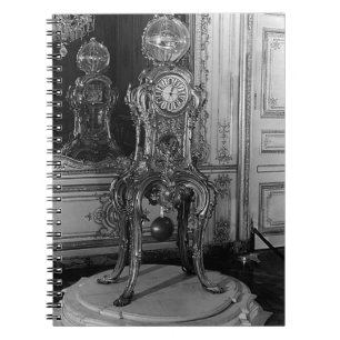 Astronomische Uhr Vintag Paris Palace Versailles Notizblock