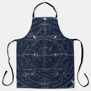Astronomische Vintage Marine Schürze