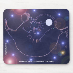 Astronomouse Supernova-Party Mousepad