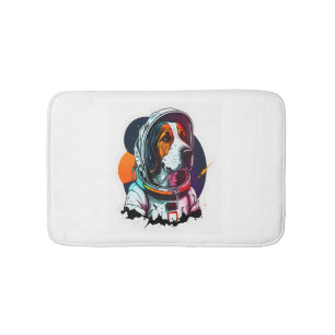 Astronout Dog Mascot Badematte