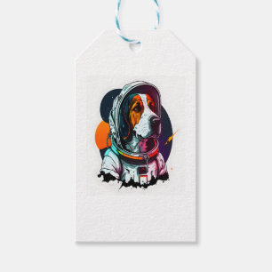 Astronout Dog Mascot Geschenkanhänger