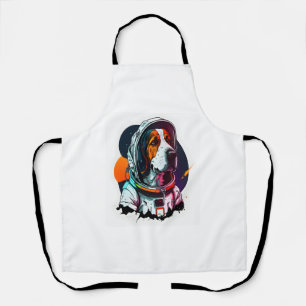 Astronout Dog Mascot Schürze