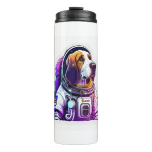 Astronout Dog Mascot Thermosbecher