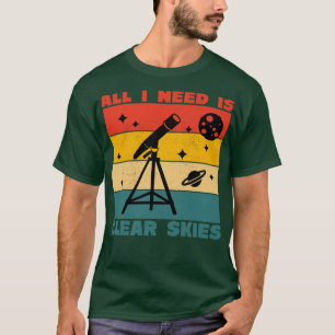 Astrophotographie Teleskop - Himmel T-Shirt