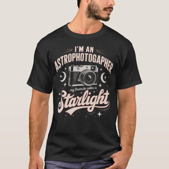 Astrophotography Camera Astronomical Night Sky Pho T-Shirt (Vorderseite)