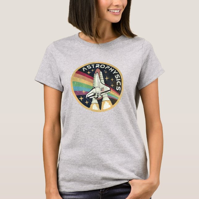 Astrophysics Vintage Emblem V02 T-Shirt (Vorderseite)