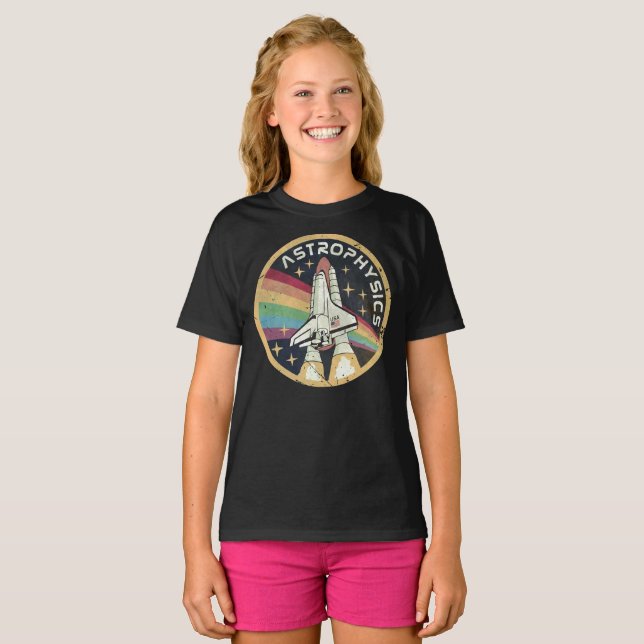 Astrophysics Vintage Emblem V02 T-Shirt (Vorne ganz)