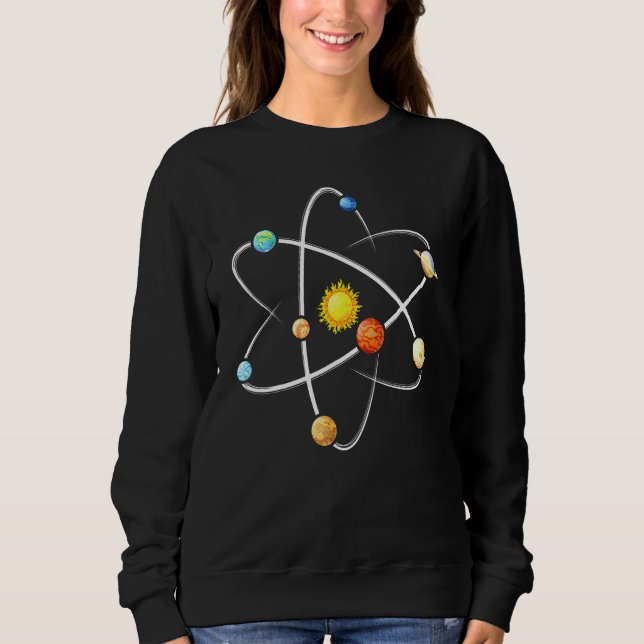 Astrophysik Planets Newtons Wiege Sweatshirt (Vorderseite)