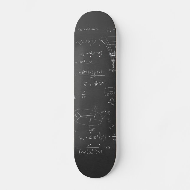 Astrophysikdiagramme und -formeln skateboard (Vorderseite)