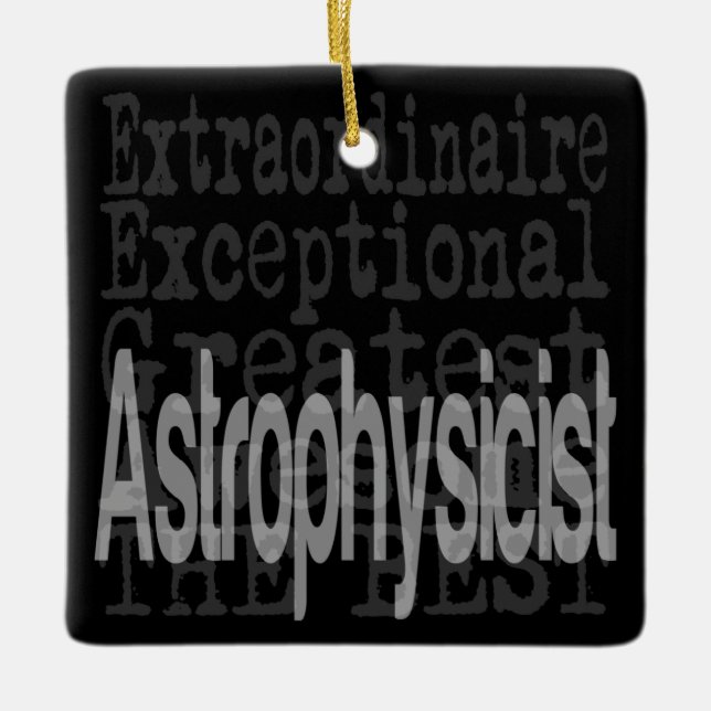 Astrophysikerin Extraordinaire Keramikornament (Vorderseite)