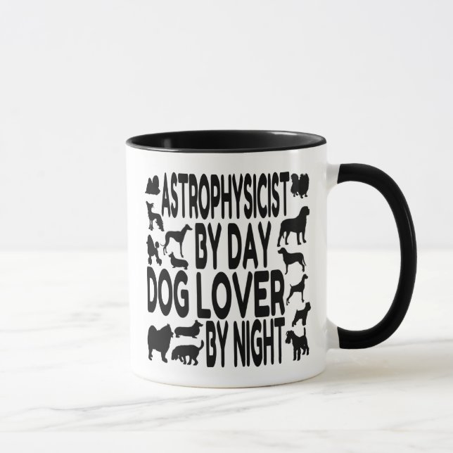 Astrophysische Lieben Hunde Tasse (Rechts)