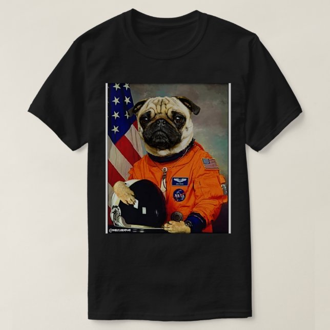 Astropug T-Shirt (Design vorne)