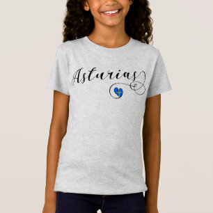 Asturias Flag Herz, Geschichten, Spanien T-Shirt