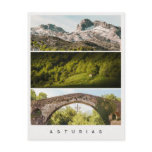 Asturien Ansichten und Landschaften Reise Foto Col