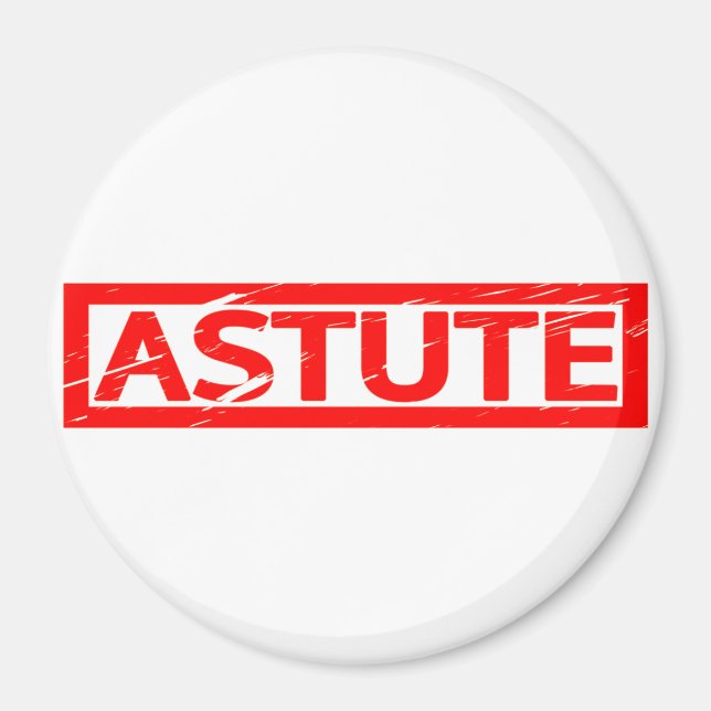 Astute Briefmarke Magnet (Vorne)