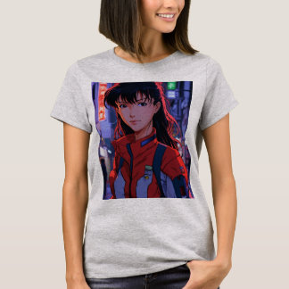 "Asuka ausgespitzt: Innen im NERV-Labrador - eine  T-Shirt
