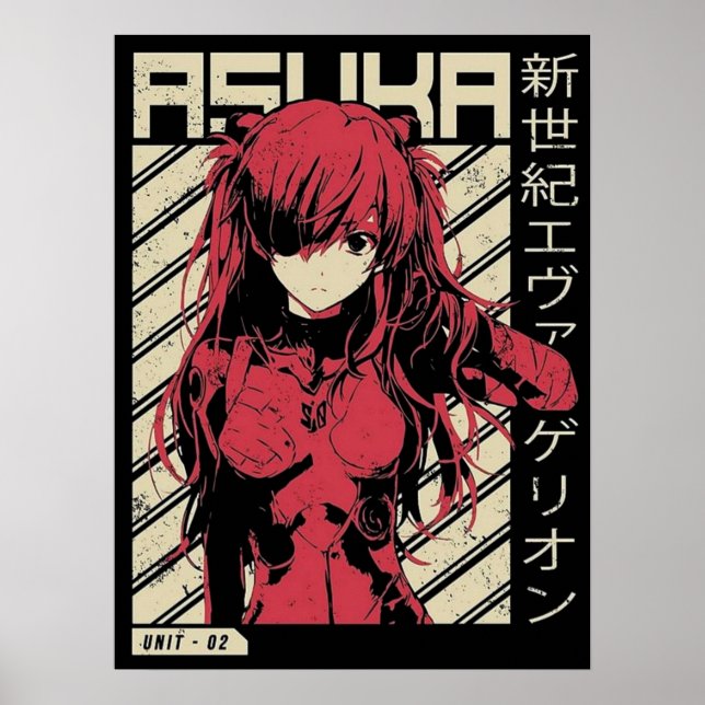 ASUKA EVANGELION POSTER (Vorne)