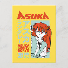 Asuka Langley Nge Einladungspostkarte