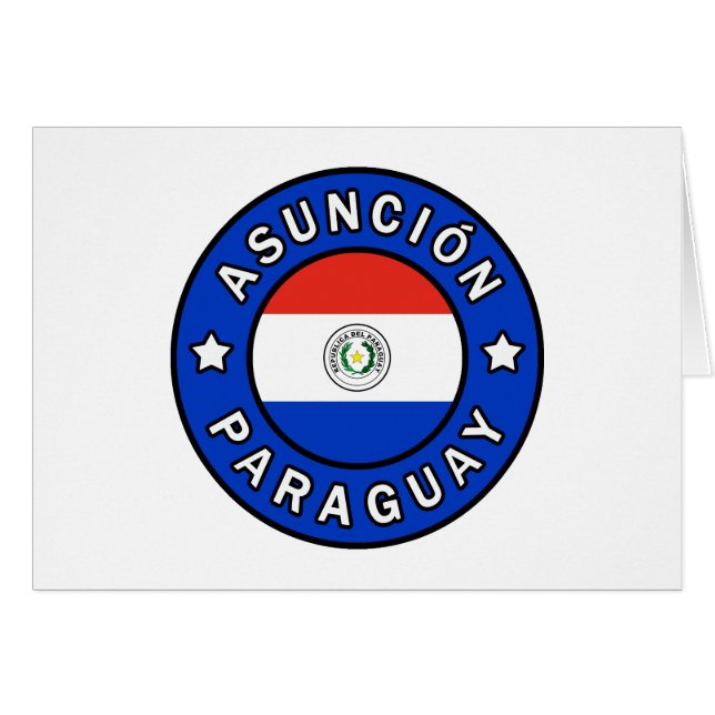 Asunción Paraguay (Vorderseite (Horizontal))