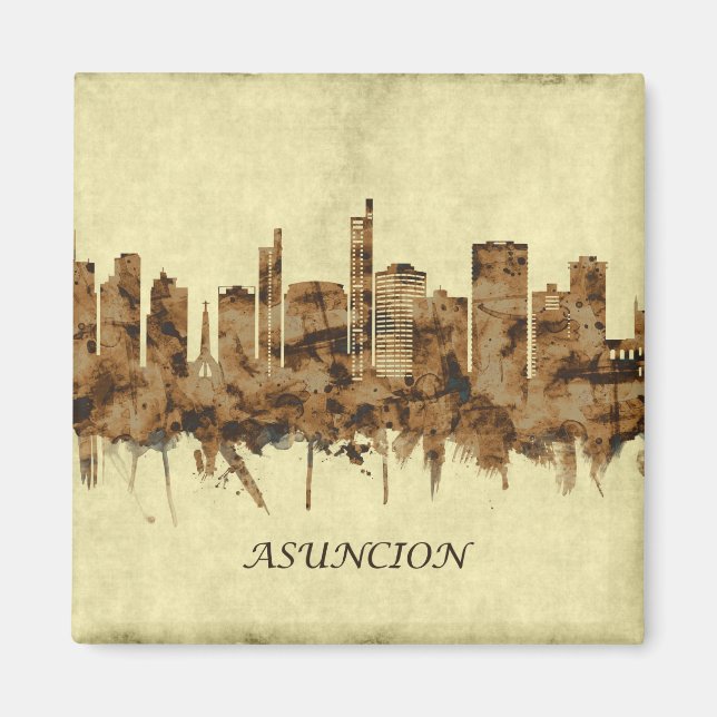 Asuncion Paraguay City Magnet (Vorne)